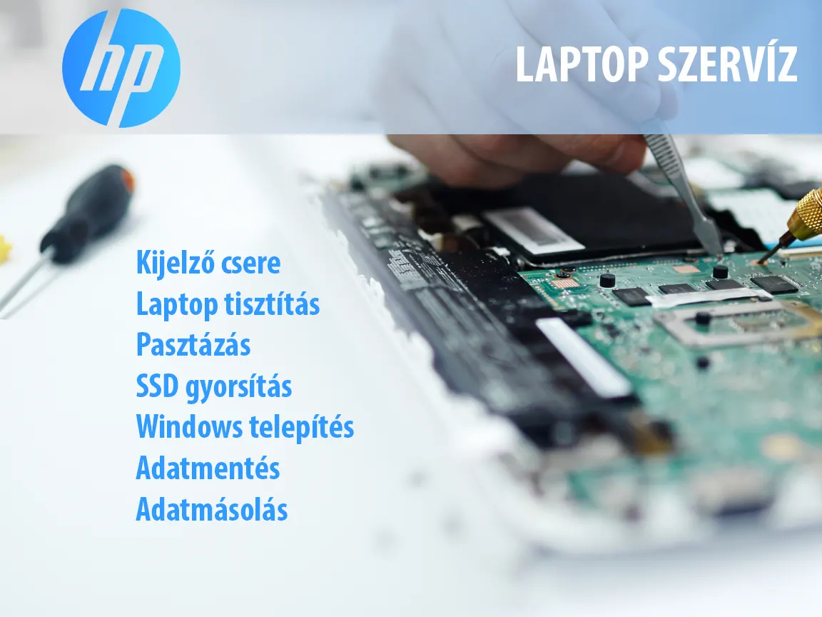 HP laptop szerviz